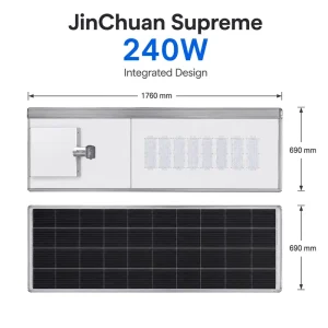 Solar Highway & Road Street Light IP66 LED Aluminum Plastic Shade Battery DC Power Supply High CRI 90 CCC RoHS Certified 5-Year