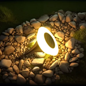 Solar IP65 LED PC Outdoor Courtyard Garden Villa Buried Step Lights Waterproof Lawn Lights