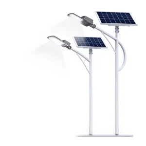 Solar IP65 Rated Aluminum LED Street Light High Power Ultra Bright 6 Meter High Pole 220V for Rural Municipal Roads