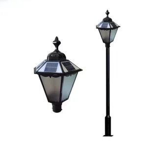Solar IP65 Rated Outdoor Garden Lamp Head Super Bright LED Street Light High Lumen Garden Light Pole Light