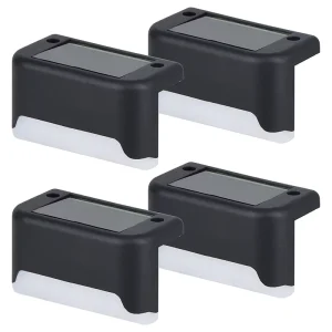 Solar IP65 Small Outdoor Waterproof Garden LED Lighting for Fence Post Step Ladder with Battery