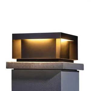 Solar IP65 Waterproof Pillar Light, Warm Light, Three-Color, 220V for Outdoor Landscape and Garden Use