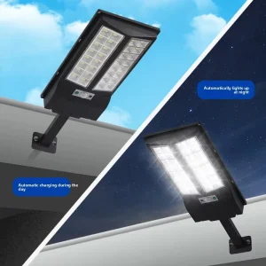 Solar IP66 Waterproof ETL CQC Certified 90 Beam Angle LED Street Light Outdoor Garden Super Bright Remote-Controlled