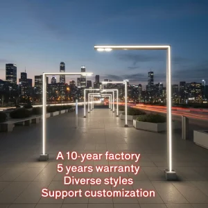 Solar LED Aluminum IP65 Garden Spot Lamp with Adjustable Beam Wireless Outdoor Lights for Landscape and Pathway
