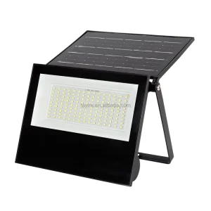 Solar LED Floodlight Detachable Panel IP65 Foldable Street Light Integrate Radar Human Body Sensing LED Wall Garden Lighting