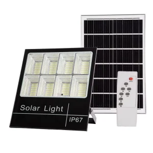 Solar LED Floodlight IP65 Remote-Controlled Outdoor Garden Courtyard Light