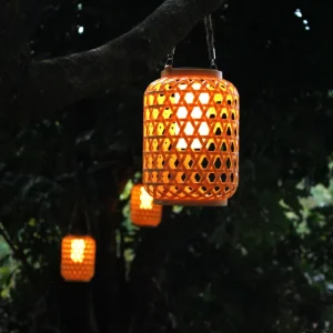 Solar LED Garden Lantern IP65 Rated BH-001 Outdoor Chandelier Light with Atmosphere Control for Homestay Street Use