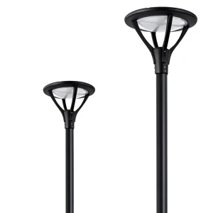 Solar LED Garden Outdoor Street Light IP65 Waterproof 5000 Lumens 90 Beam Angle 6063 Aluminum CRI90 Multi Color Temperature Dual