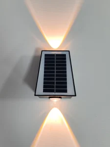 Solar LED Garden Wall Light IP65 Waterproof Outdoor Up and Down Wall Lantern