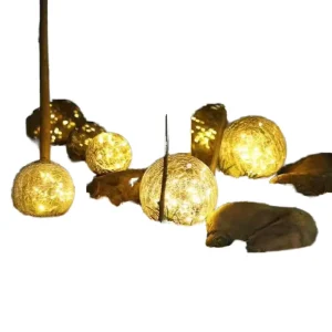 Solar LED Glass Ball Garden Stake Light Waterproof Outdoor Solar Powered Decorative Path Lamp for Yard Lawn Landscape