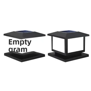 Solar LED IP65 Pillar Lights Post Cap Light Outdoor Courtyard Gatepost Garden