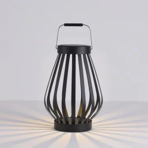 Solar LED Lantern Outdoor Hanging Lamp Carbon Steel for Christmas Decoration Balcony Villa Courtyard Lawn Patio Landscape