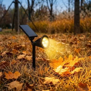 Solar LED Lawn Lamp RGB 2200mAh Battery 3W RGB LEDs for Outdoor Private Label