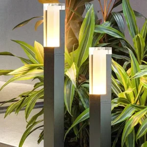 Solar LED Lawn Lamp for Villa Garden Patio Durable Outdoor Accent Light Weatherproof Abstract Design Outdoor Landscape Lighting