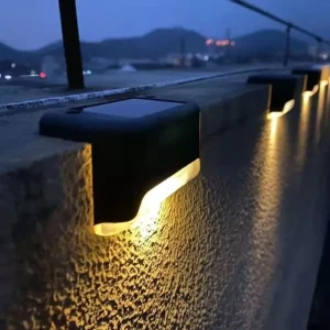 Solar LED Lights Outdoor Garden Lights Deck Lights Solar Stair Lights Waterproof Solar Step Lights Garden Decor