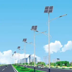 Solar LED Outdoor Garden Light Sensor Waterproof Wall Street Lamp