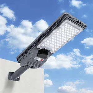 Solar LED Outdoor Street ABS Plastic Housing IP65 Rating Remote Control High Lumen 8 12 Hours All One Street Lamp Garden Road