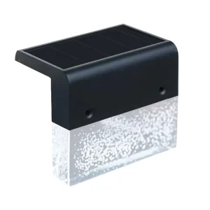 Solar LED Outdoor Wall Lamp, Waterproof, Garden Courtyard Balcony and Yard