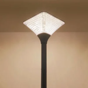 Solar LED Path Lights Outdoor MPPT Charge IP65 Aluminum Alloy 25W Solar LED Garden Lamp Lights for House Villa