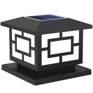 Solar LED Pillar Lamp, IP67 Waterproof Energy-Saving Light for Municipal, Household and Courtyard Use, 50000 Hours