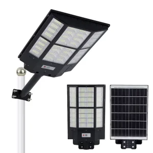 Solar LED Roadway Light with IP66 Rating Sensor Remote Control 30000mAh Battery for City Street Applications