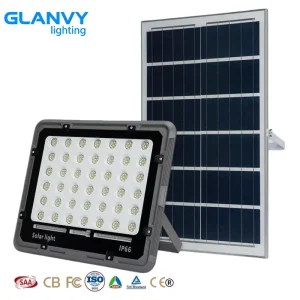 Solar LED Stadium Flood Light 100W-400W IP66 Waterproof Aluminum Housing High Lumen Grey Color Garden Light