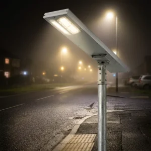 Solar LED Street Lamp IP65 Outdoor Lighting MPPT Charge AI Control Solar LED Street Lights for Highway Project