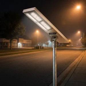 Solar LED Street Lamp IP65 Outdoor Lighting MPPT Charge AI Control Solar LED Street Lights for Road Project