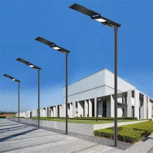 Solar LED Street Lights Road Monocrystalline Solar Panel IP66 Waterproof 15-40W LiFePO4 Battery Aluminum Alloy