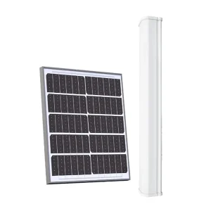 Solar LED Tube Light LiFePO4 Rechargeable Battery Outdoor Garden Wall Lamp Waterproof PC Housing Tube Lights