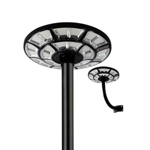 Solar LED UFO Shaped Circular Induction IP65 Landscape Street Light for Villa Community Square Courtyard