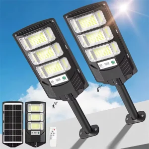 Solar LED Wall Light 200W 500W Small Waterproof IP65 3 Modes Motion Sensor Garden Lamp for Street Path