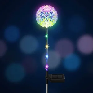 Solar LED Warm White Outdoor String Lights IP65 Waterproofing Light Sensor Control 360 Beam Angle Easy Installation Portable
