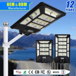 Solar Lamp Solar Street Light with Wide Angle Motion Sensor Lights LED Lighting for Home Yard Parking Lot