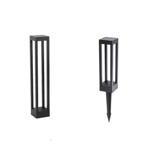Solar Lawn Light, Waterproof LED Garden Bollard Lamp, Walkway Path Lighting for Yard and Landscape