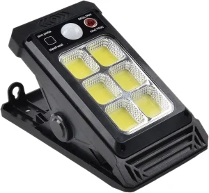 Solar Lights Outdoor Clip Motion Sensor Lights Security Light 3 Modes Solar Powered