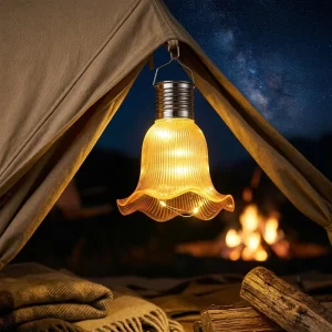 Solar Lights Outdoor Decorative LED Waterproof Warm White Hanging Lamp Garden Patio Atmosphere Fairy Flower Party Home Gift Yard