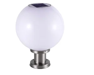 Solar Lights Outdoor Pillar Light Ball Garden 300MM Villa Park Square Post Top LED Decorative Wall Lamp Globe Landscape