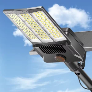 Solar Lights Outdoor Street Lights 1000W Motion Sensor IP67 Waterproof 6000K Brightest LED Security Flood Light Aluminum