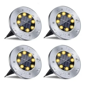 Solar Lights Outdoor Waterproof Solar Garden Lights Landscape Lighting for Patio Pathway Lawn Yard Deck Driveway Walkway