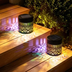 Solar Mandala Sunflower Wall Lamp Waterproof IP65 LED Garden Decoration Landscape Lamp with 7 Colors Lighting Effect