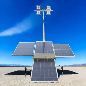 Solar Mobile Energy Storage Trailer Solar Light Tower Solar Plant Tower Light