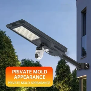 Solar Monitoring Street Light with CCTV Dual Cameras 4G WiFi 4MP 800W 1200W Solar Outdoor Lamp