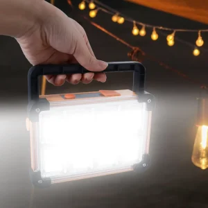 Solar Multifunctional Outdoor Portable Light Camp Charging Emergency Floodlight Waterproof Handheld Camping Lamp
