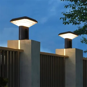 Solar Outdoor Garden LED Pillar Light