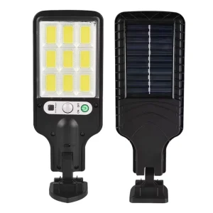 Solar Outdoor LED ABS Flood Light with Human Body Induction Sensor Control High Lumen IP44 for Courtyard Rural Road