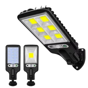 Solar Outdoor LED Garden Wall Light Human Body Induction Garden Terrace Garage Door Waterproof Safety Street Light
