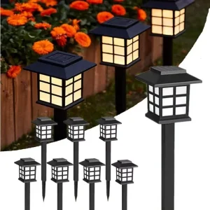 Solar Outdoor LED Waterproof Walkway Lights for Garden Landscape Path Yard Patio Driveway