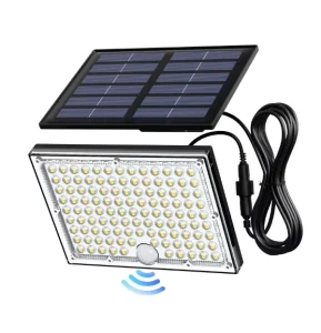 Solar Outdoor Light Garden LED Flood Lights Dusk to Dawn Security Waterproof Landscape Lighting for Wall Ceiling Porch Cabin
