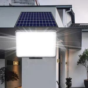 Solar Outdoor Lights 196 LEDs Flood Lights Motion Sensor 3 Modes Solar Powered Security Lights for Outside Patio Yard Garage